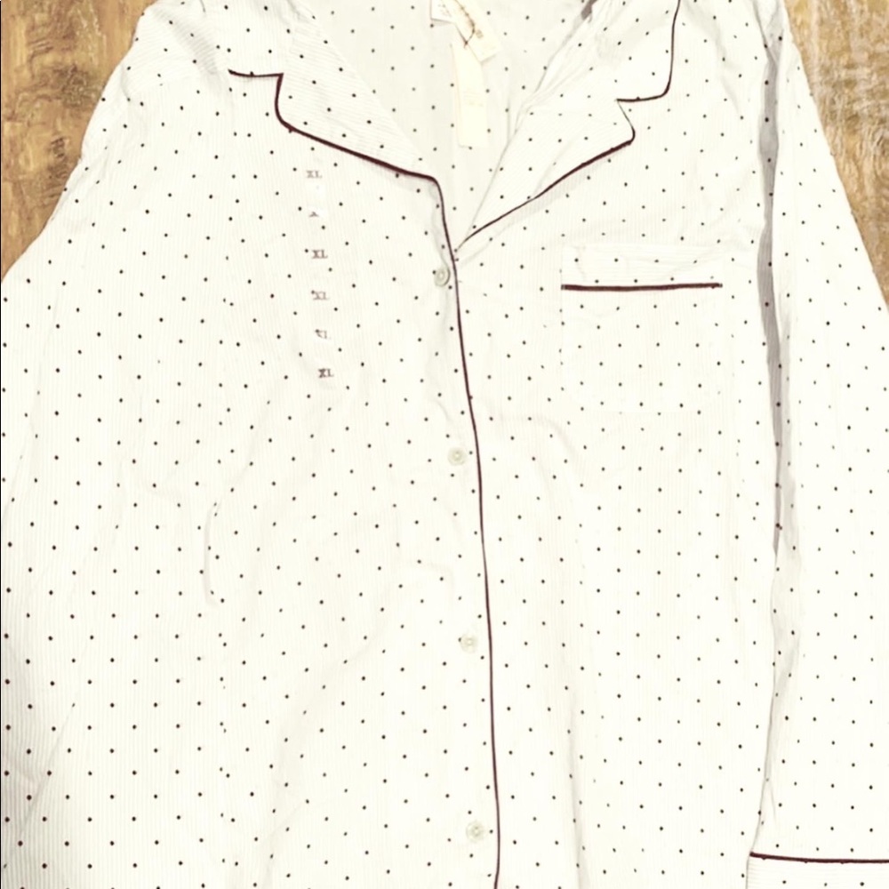 Victoria Secret Polka Dot PJ Top